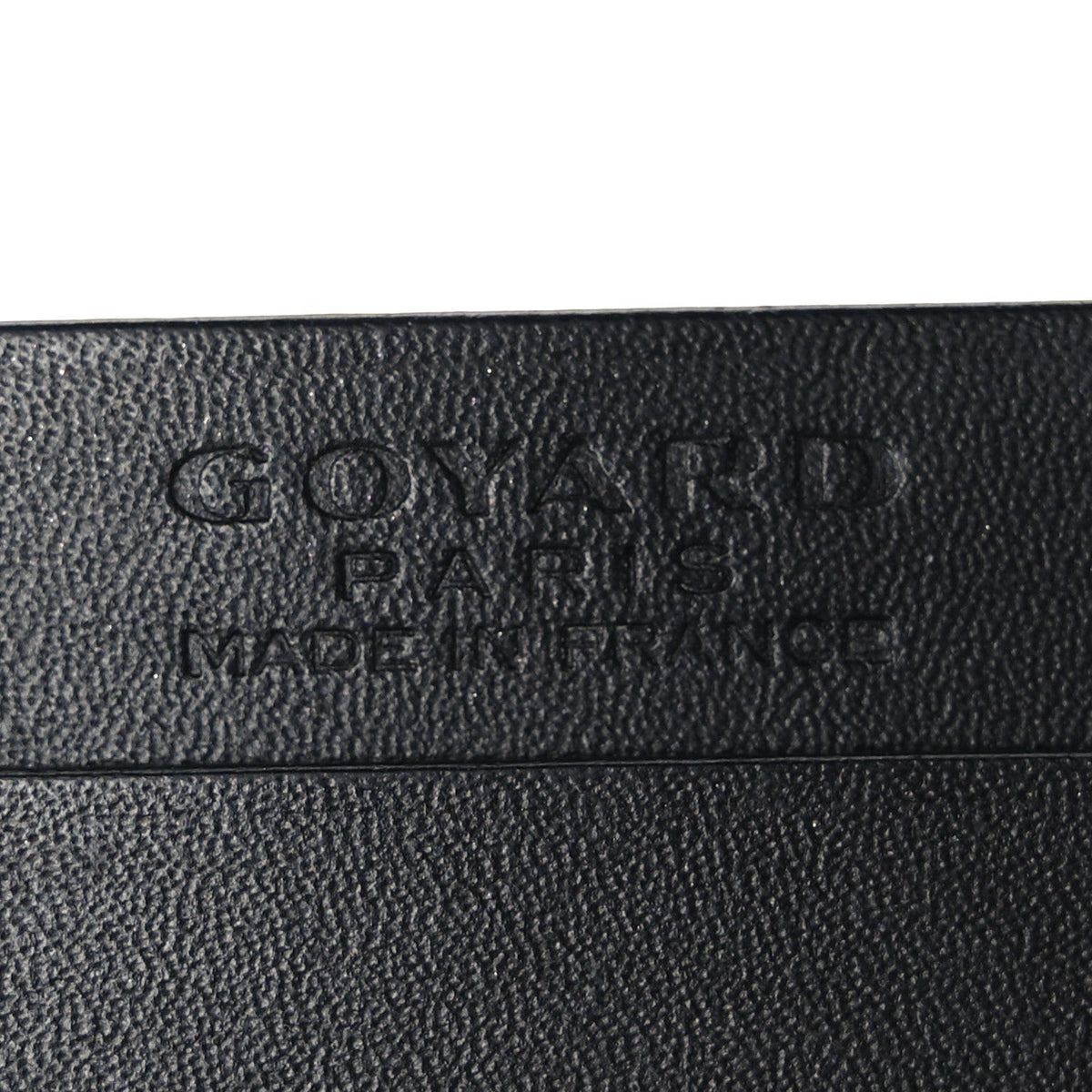 GOYARD Goyardine Saint Sulpice Card Holder – Black