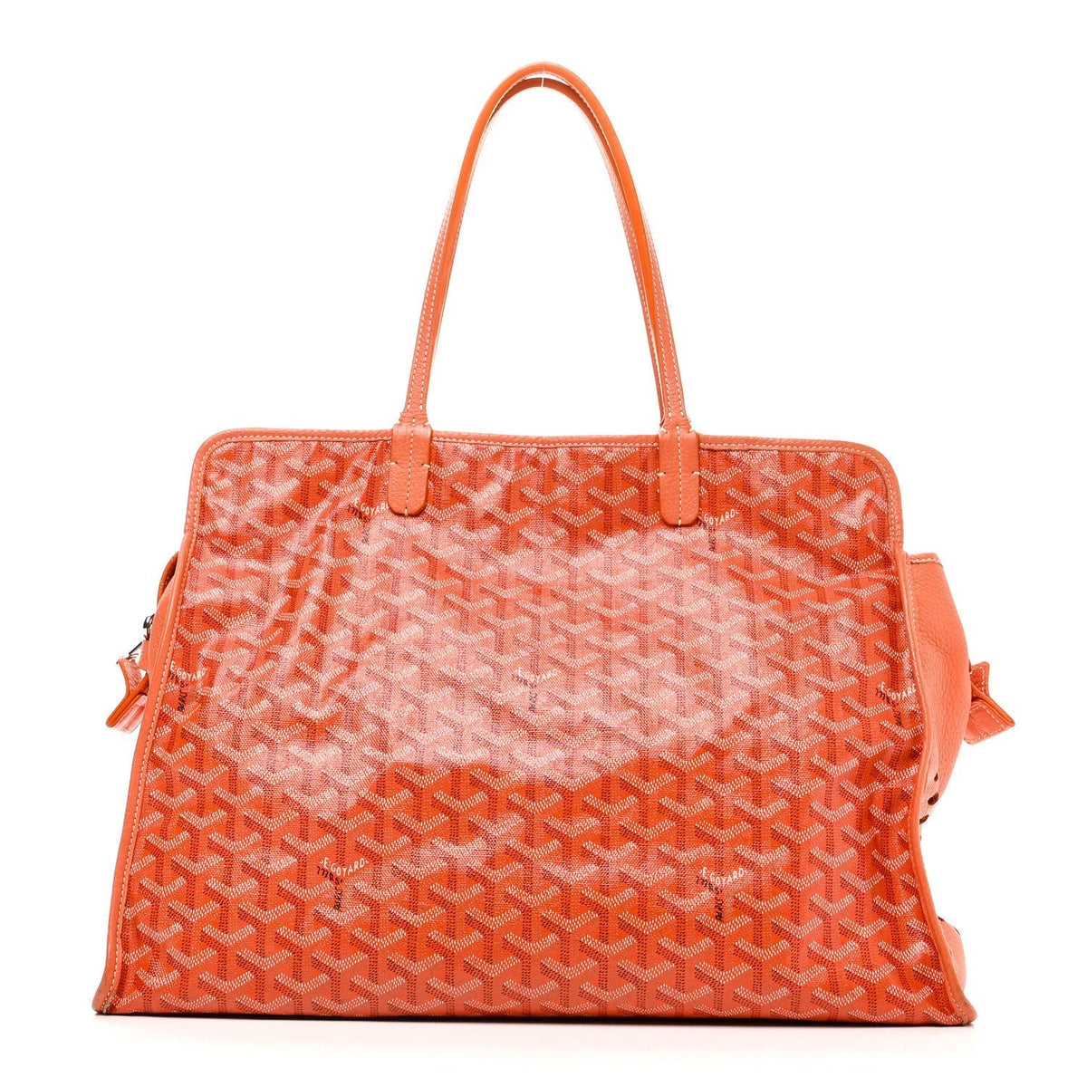 Goyard Sac Hardy PM Pet Carrier – Orange Goyardine Canvas