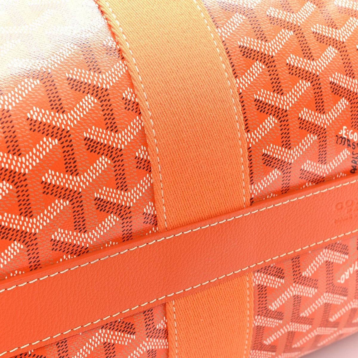 Goyard Barrel 40 Sports Bag – Orange Goyardine Canvas