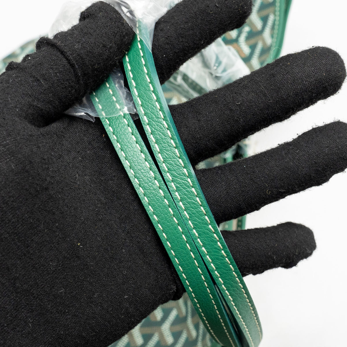 Goyard Saint Louis PM Tote Bag – Green Goyardine Canvas, Silver Hardware