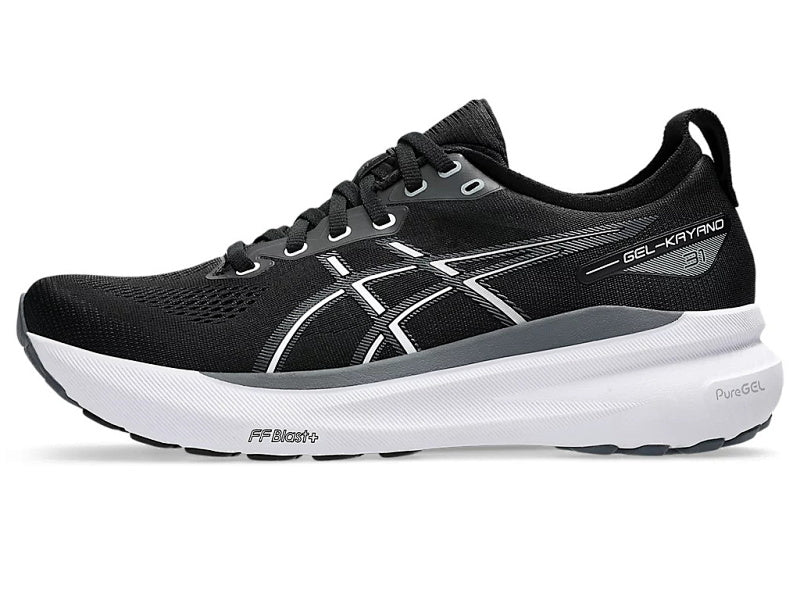 ASICS GEL-KAYANO 31 Running Shoes – Black / White | EU Sizing