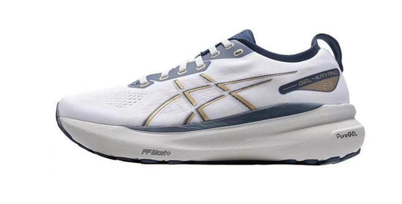 ASICS GEL-KAYANO 31 Running Shoes – White / Steel Blue | EU Sizing