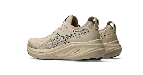 ASICS GEL-Nimbus 26 Running Shoes – Birch / Black | EU Sizing
