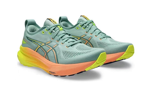 ASICS GEL-KAYANO 31 Running Shoes – Slate Grey / Safety Yellow | EU Sizing