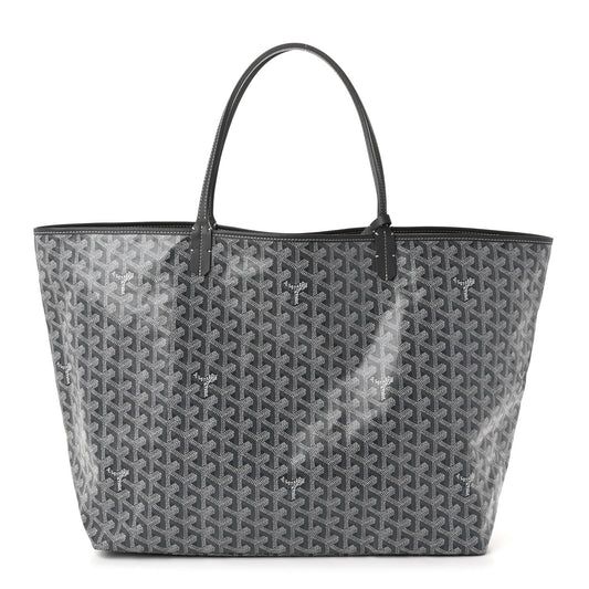 GOYARD Goyardine Saint Louis GM Tote Bag – Grey