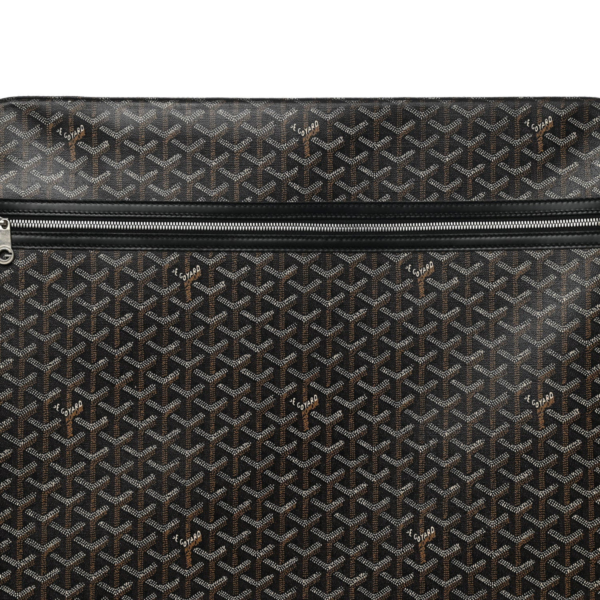 Goyard Trolley MM Rolling Suitcase – Black Goyardine Canvas