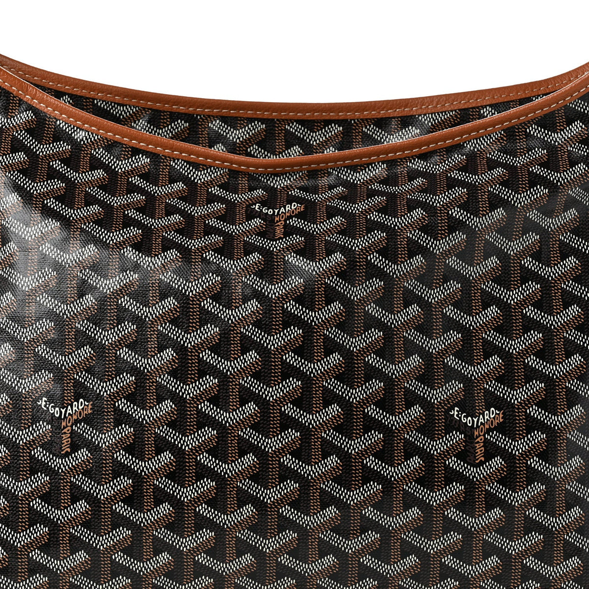 GOYARD Goyardine Bohème Hobo Bag – Black / Gold