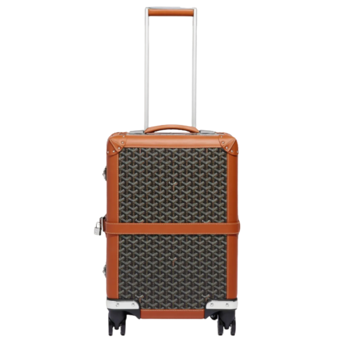 Goyard Bourget PM Bag – Black & Tan Goyardine Canvas