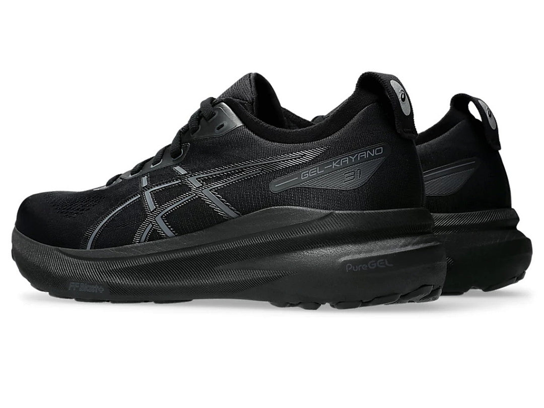 ASICS GEL-KAYANO 31 Running Shoes – Black / Black | EU Sizing
