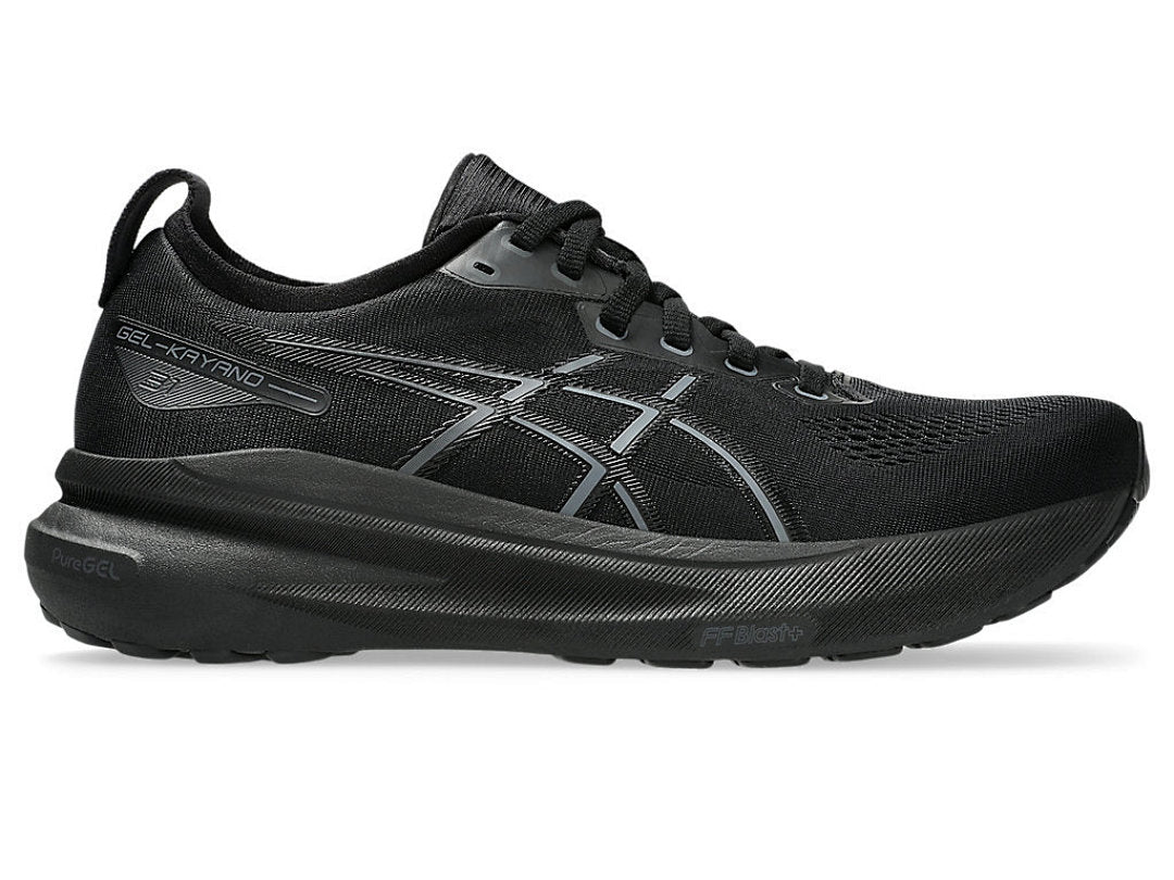 ASICS GEL-KAYANO 31 Running Shoes – Black / Black | EU Sizing