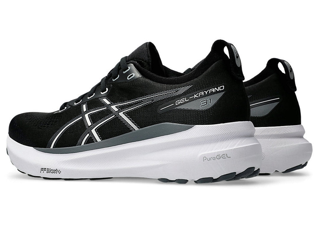 ASICS GEL-KAYANO 31 Running Shoes – Black / White | EU Sizing