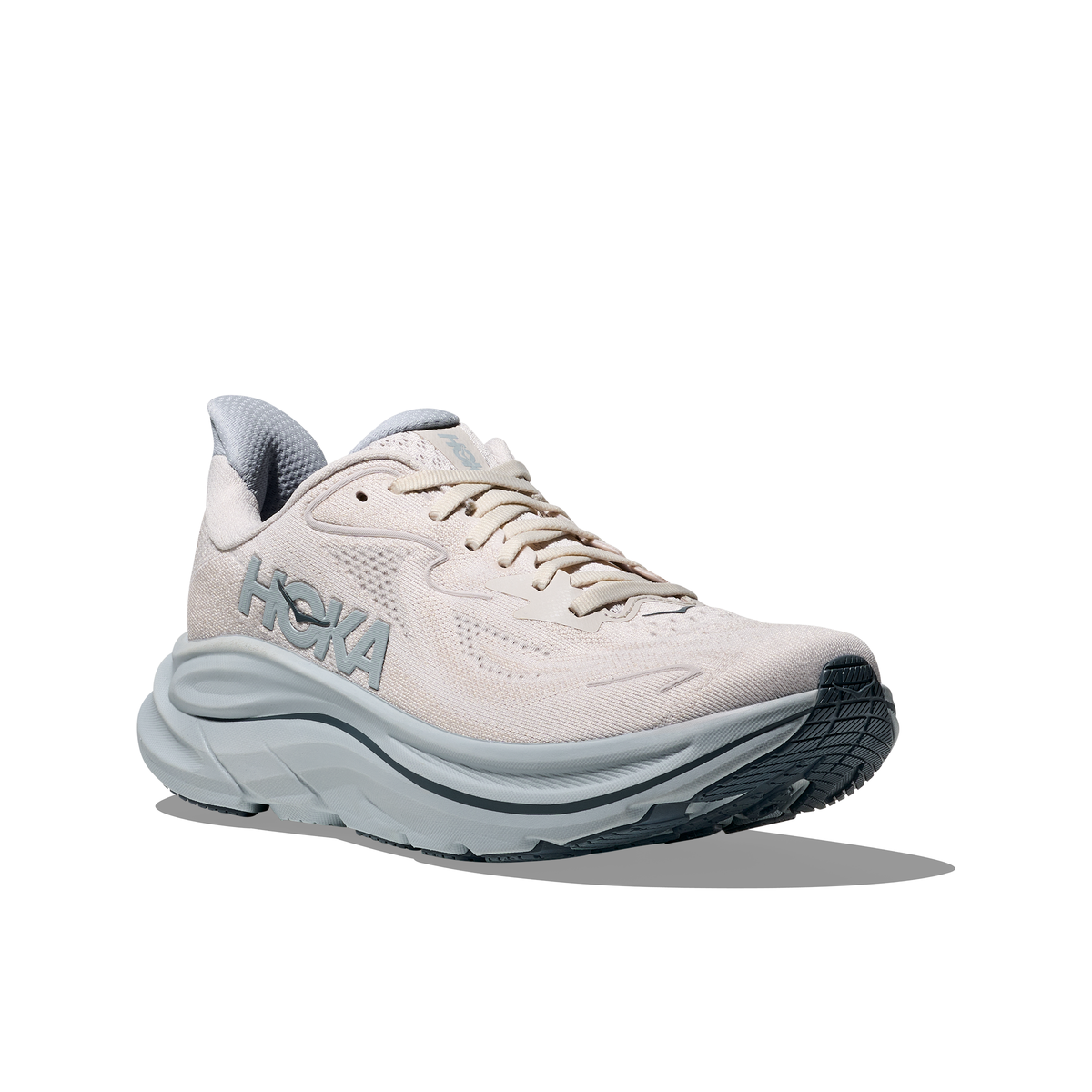 HOKA Women's Clifton 10 in Grout/Mineral Blue