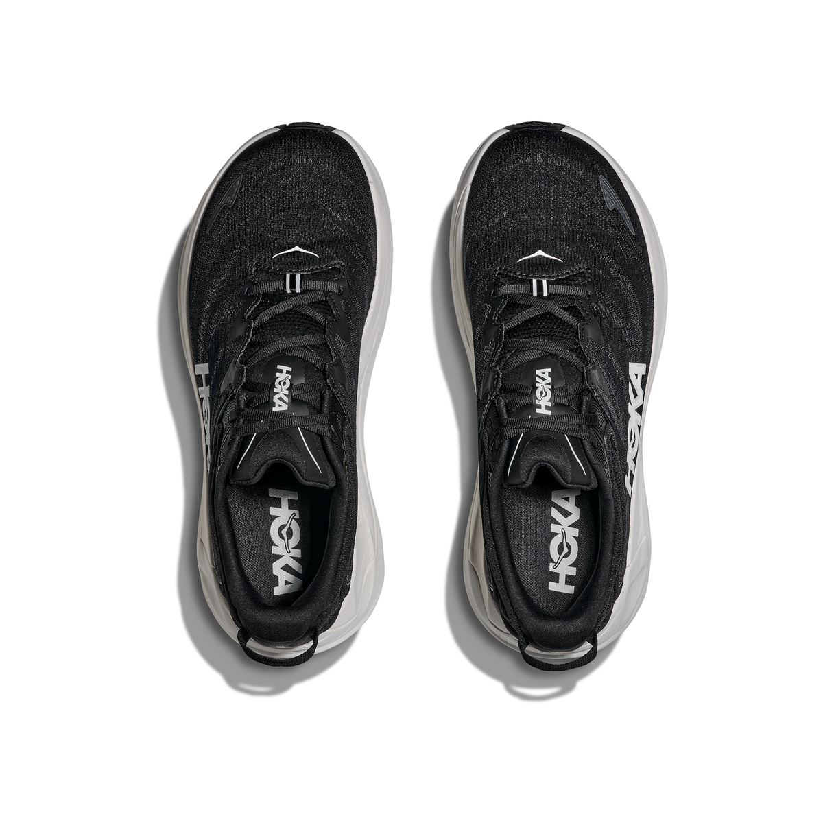 HOKA Men's Gaviota 6 in Black/White Wide
