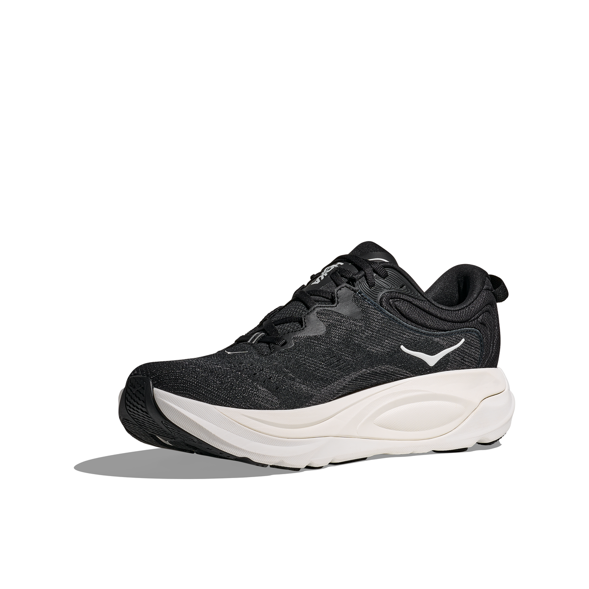 HOKA Men's Gaviota 6 in Black/White Wide