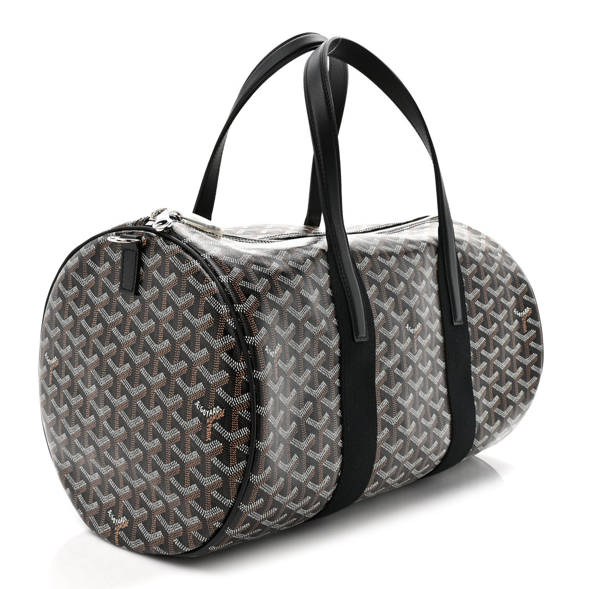 Goyard Barrel 40 Sports Bag – Black Goyardine Canvas