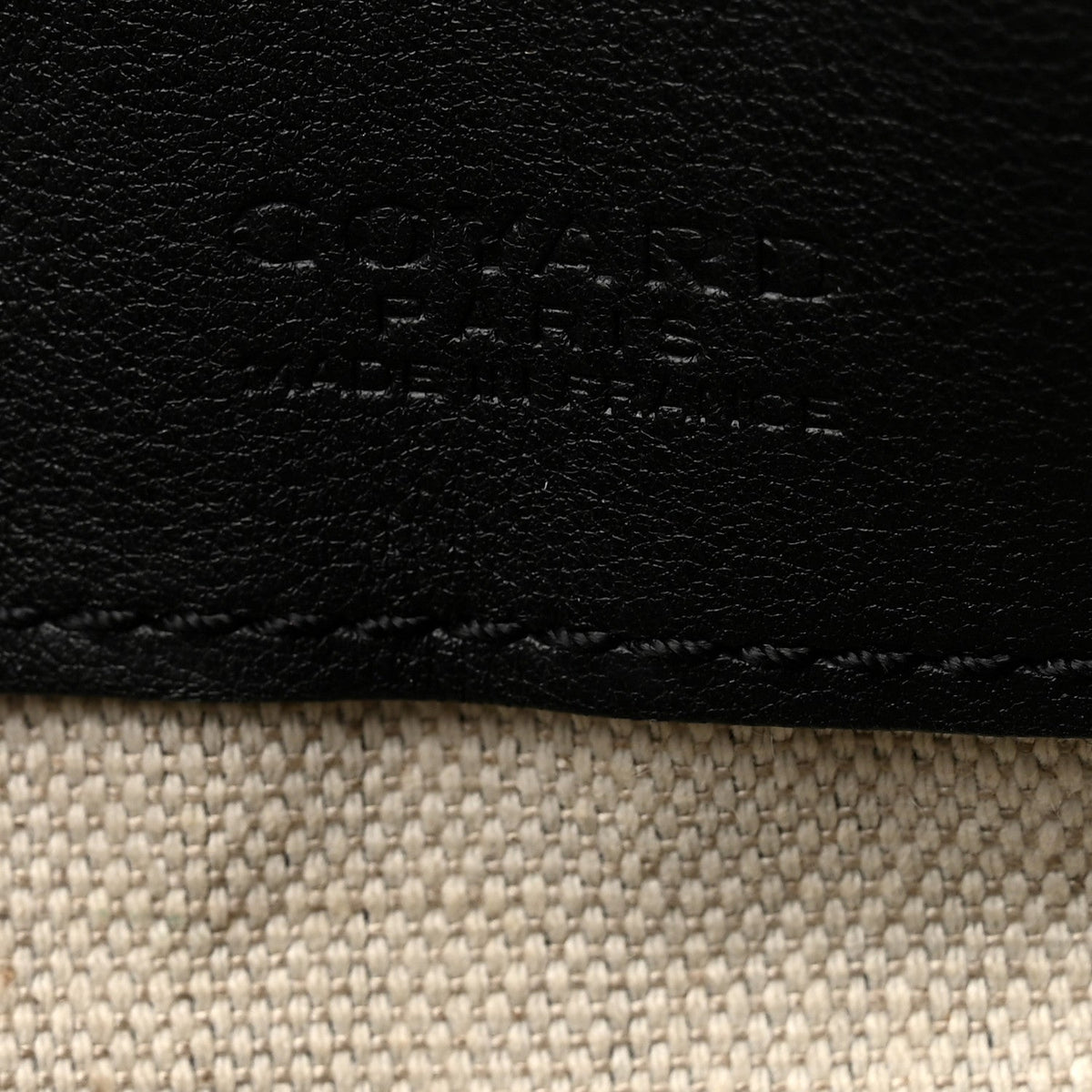 GOYARD Goyardine Pouch – Black