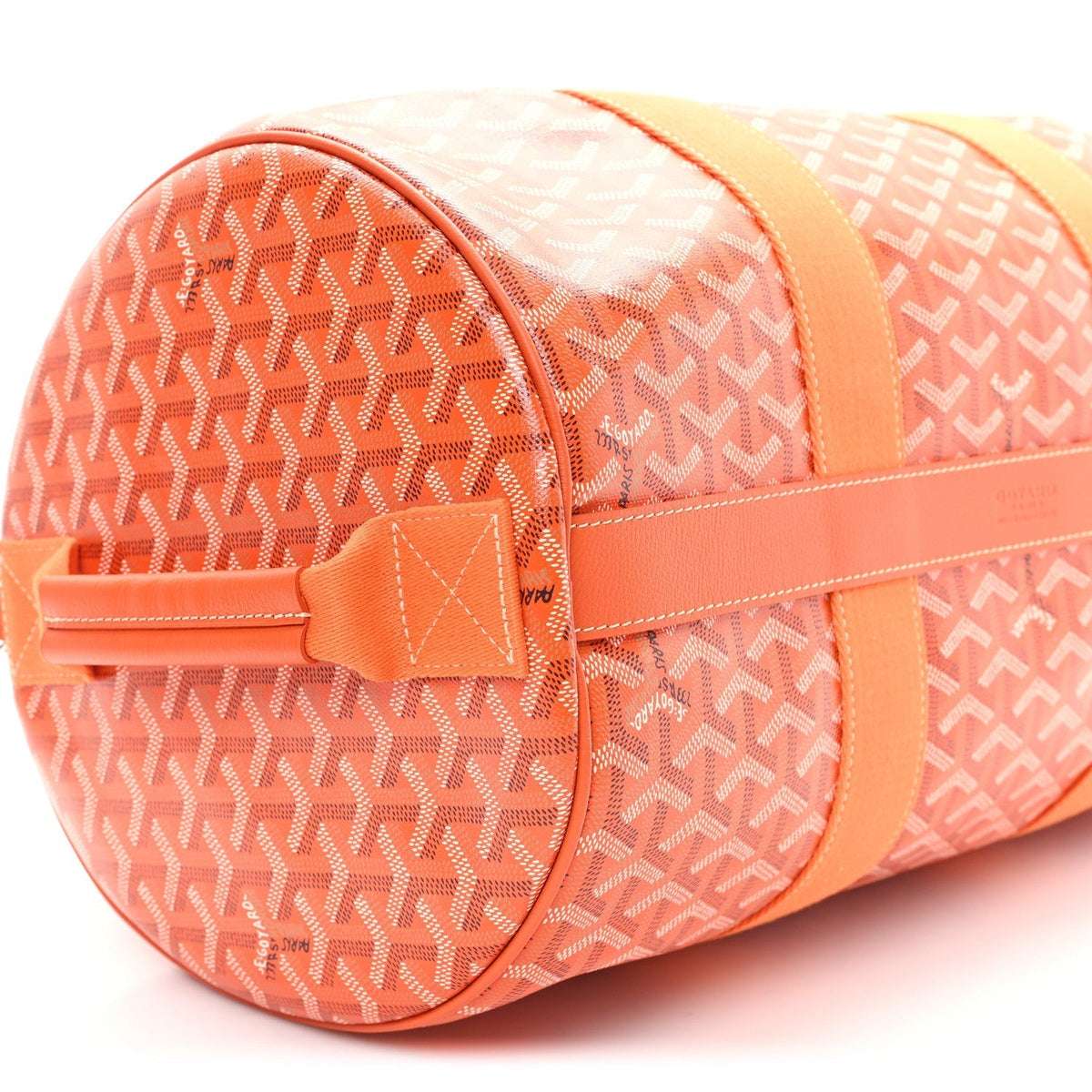 Goyard Barrel 40 Sports Bag – Orange Goyardine Canvas