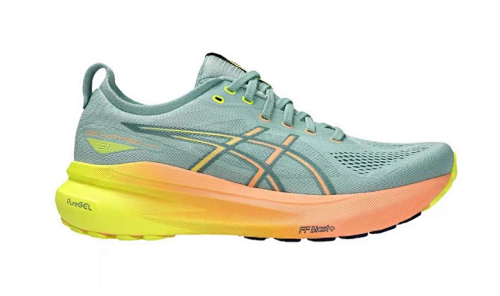 ASICS GEL-KAYANO 31 Running Shoes – Slate Grey / Safety Yellow | EU Sizing