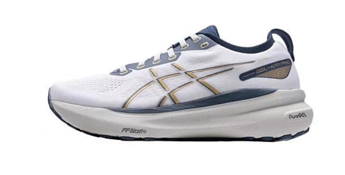ASICS GEL-KAYANO 31 Running Shoes – White / Steel Blue | EU Sizing