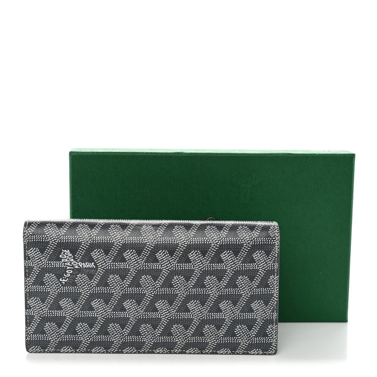 GOYARD Goyardine Long Bi-Fold Wallet – Grey