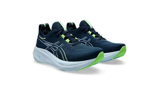 ASICS GEL-Nimbus 26 Running Shoes – French Blue / Illuminate Green | EU Sizing