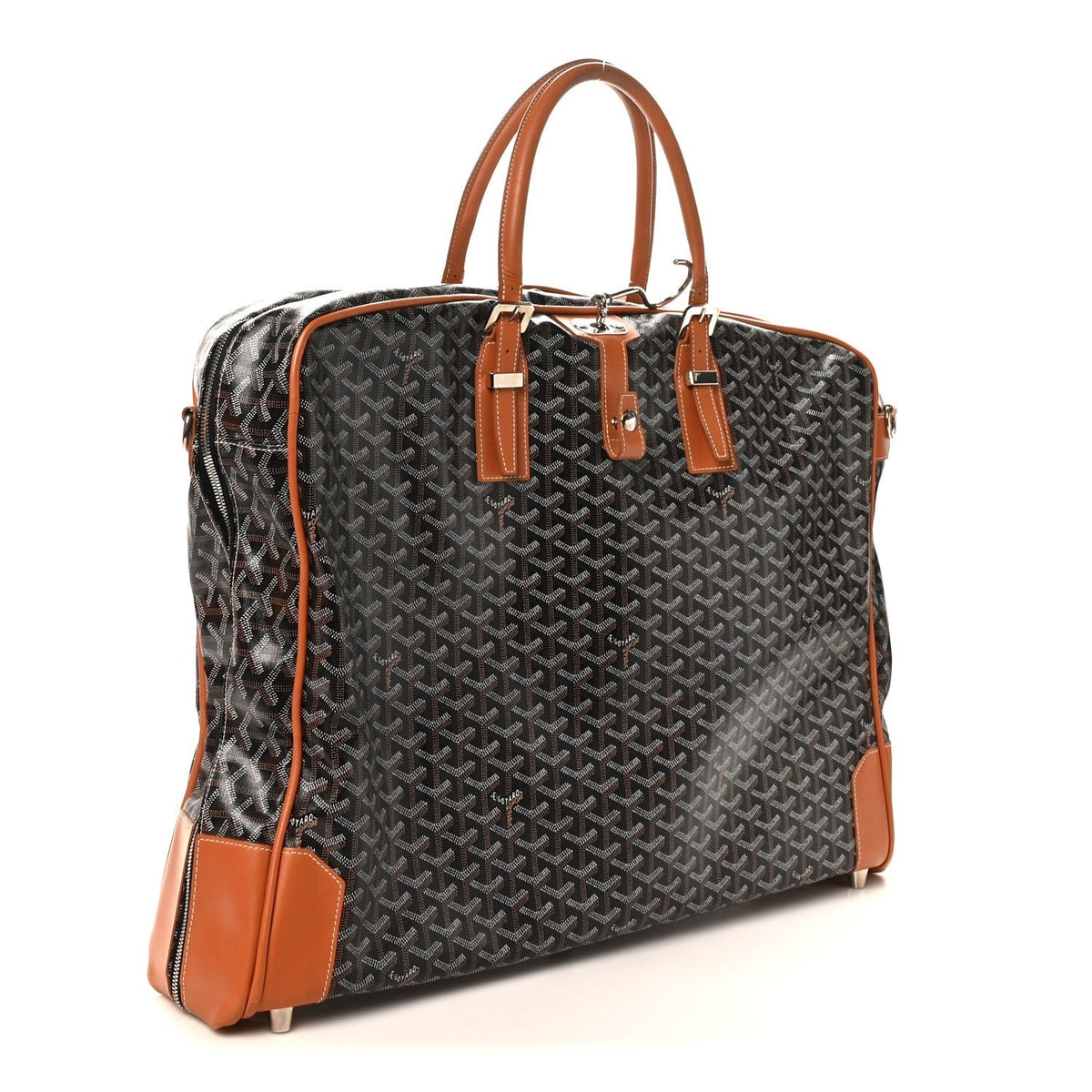 Goyard Porte-Habits Garment Bag – Black Goyardine Canvas, Gold Hardware