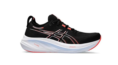 ASICS GEL-Nimbus 26 Running Shoes – Black / Sunrise Red | EU Sizing