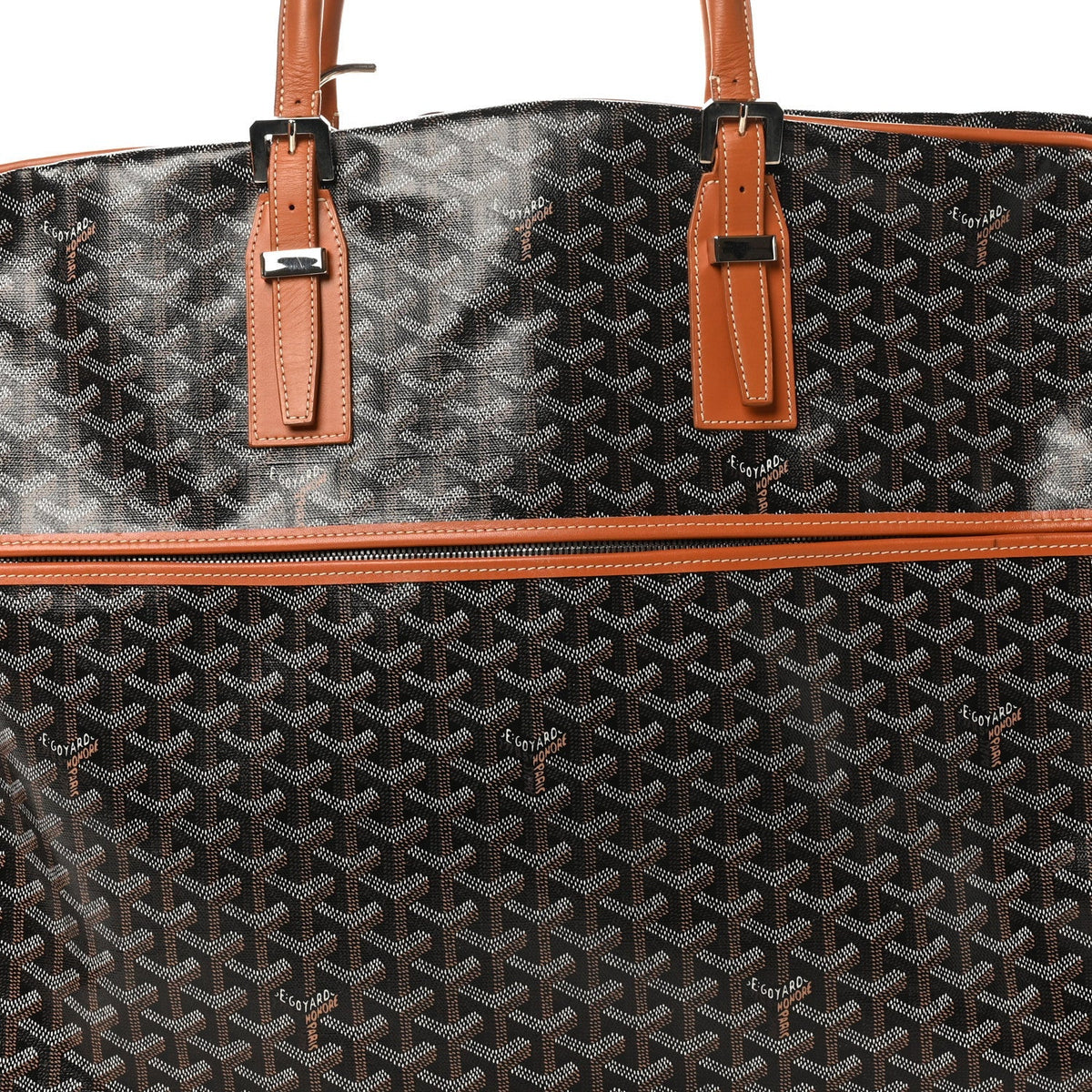 Goyard Porte-Habits Garment Bag – Black Goyardine Canvas, Gold Hardware
