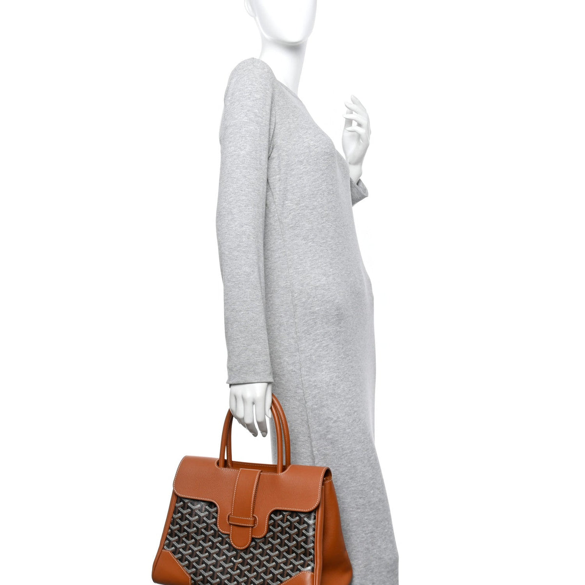 Goyard Saigon Tote Bag – Black & Gold Goyardine Canvas