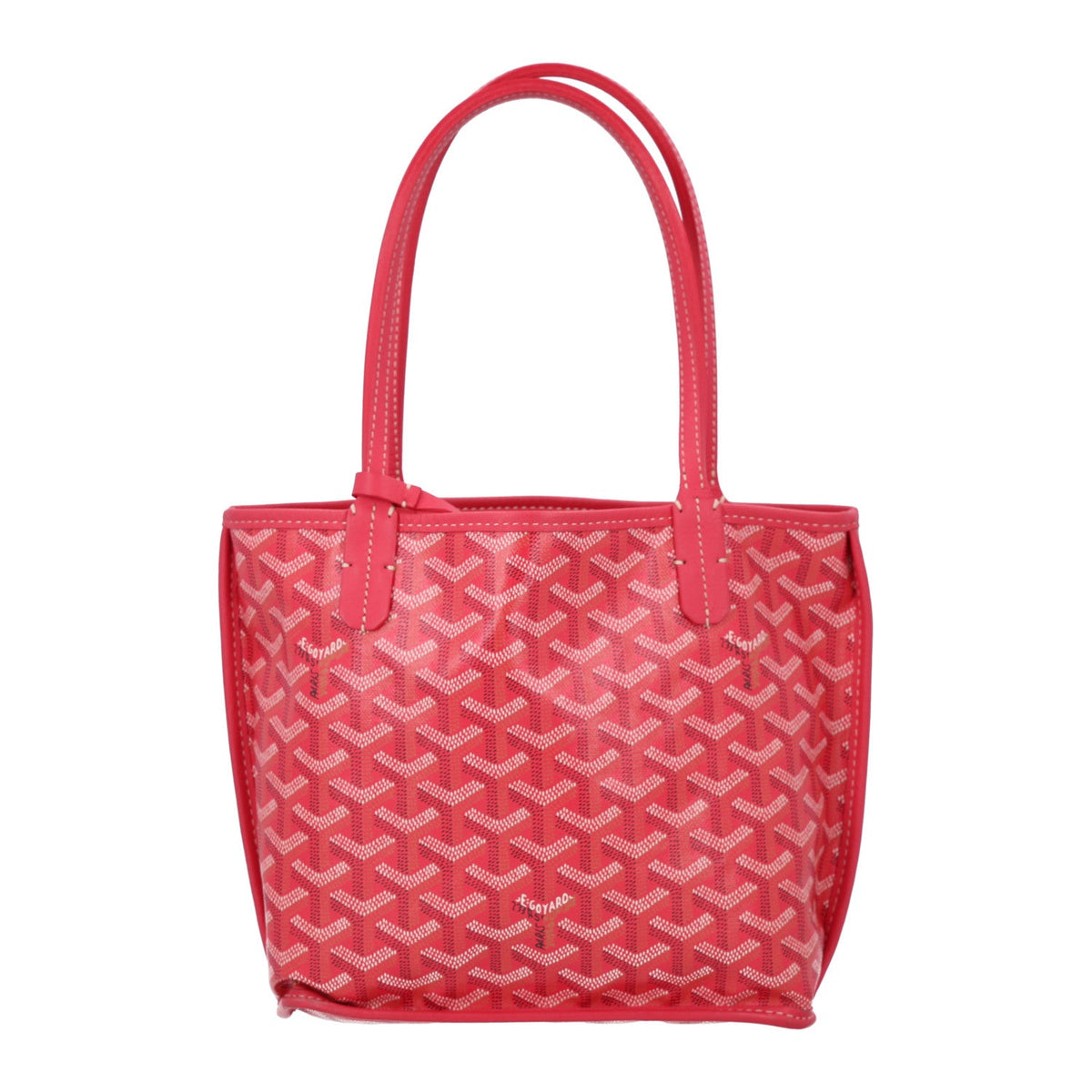 GOYARD Goyardine Le Jardin Reversible Mini Anjou – Fuchsia