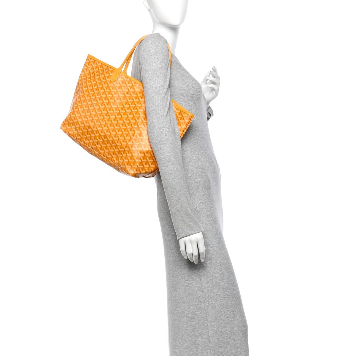 GOYARD Goyardine Saint Louis PM Tote Bag – Yellow