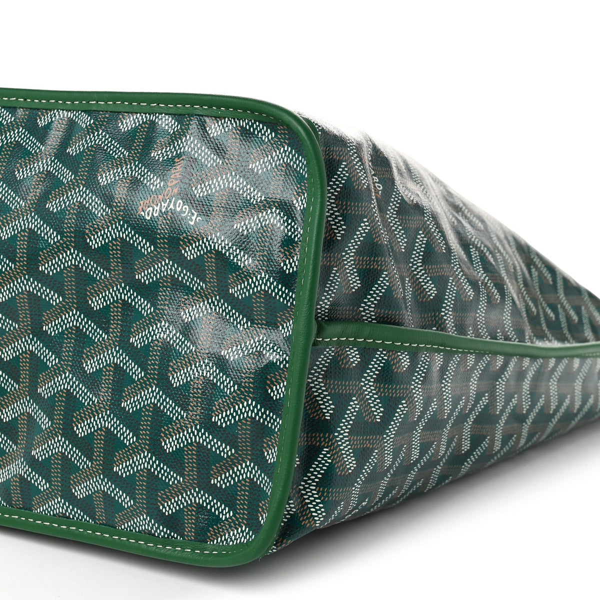 GOYARD Goyardine Reversible Anjou PM Tote – Green