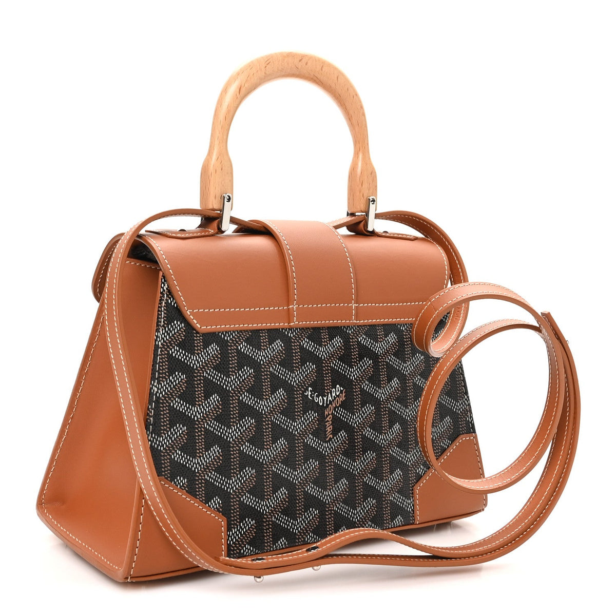 GOYARD Goyardine Structure Mini Saigon – Black / Gold