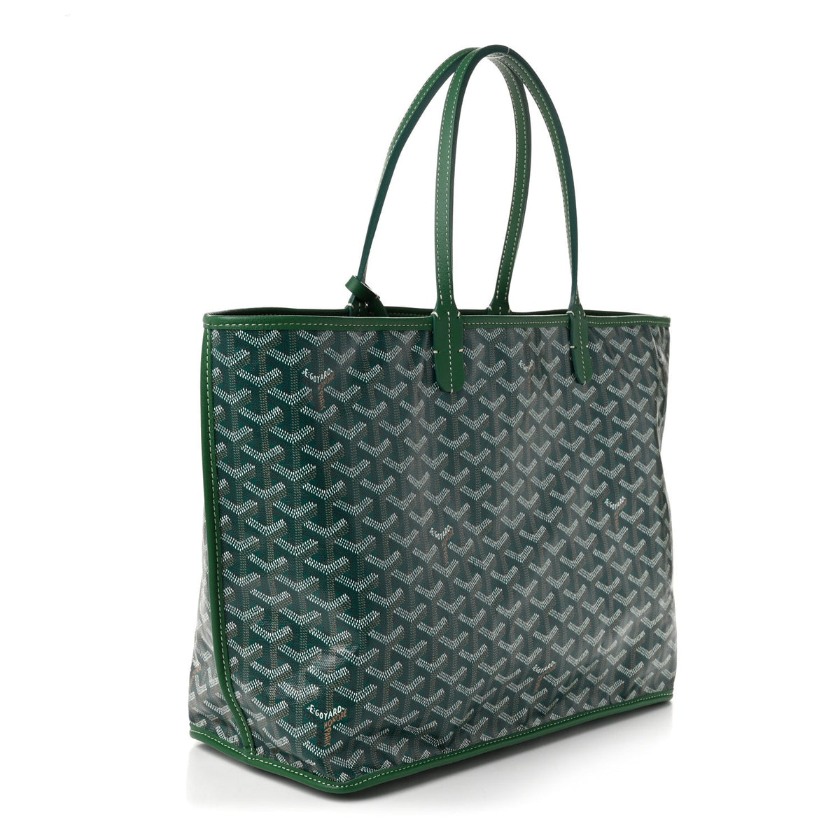 GOYARD Goyardine Reversible Anjou PM Tote – Green