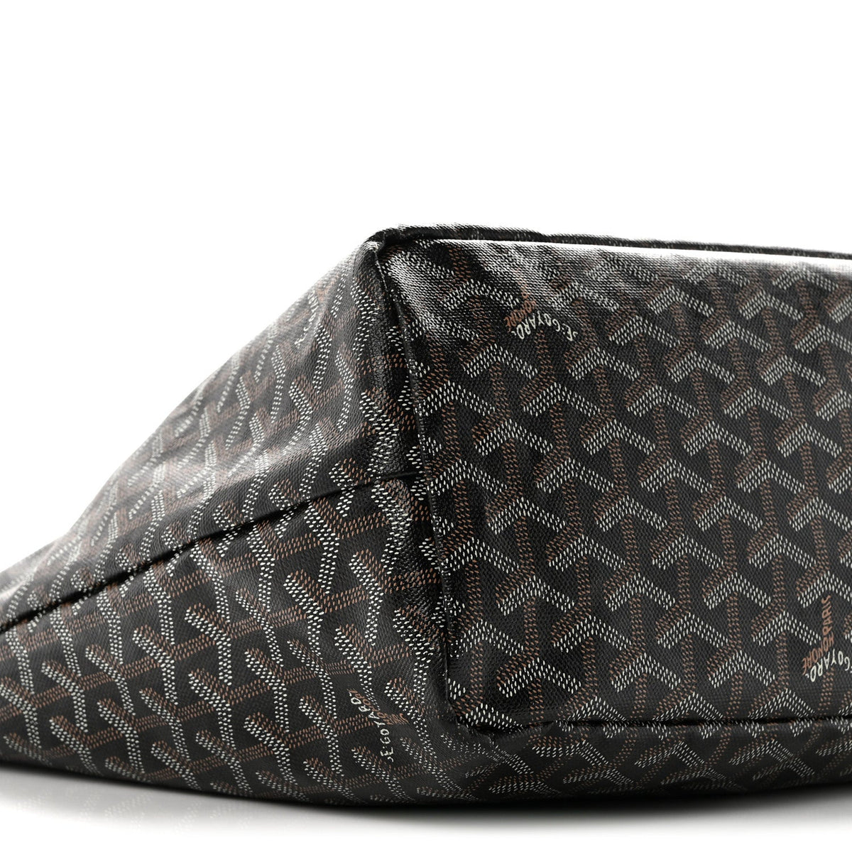 GOYARD Goyardine Saint Louis PM Tote Bag – Black