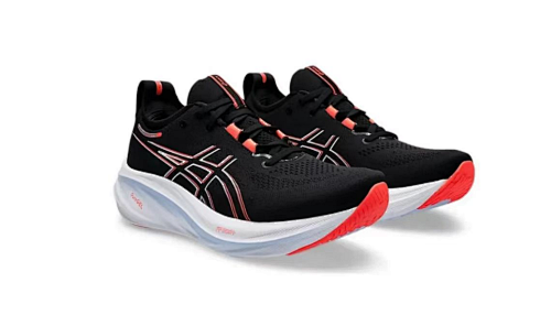 ASICS GEL-Nimbus 26 Running Shoes – Black / Sunrise Red | EU Sizing
