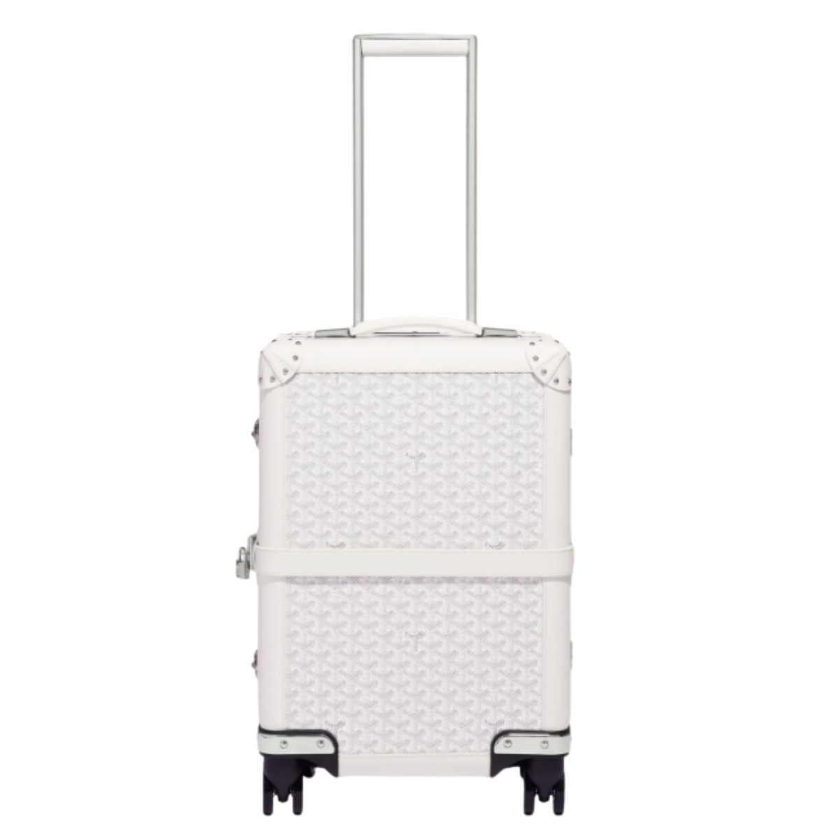 Goyard Bourget PM Bag – White Goyardine Canvas