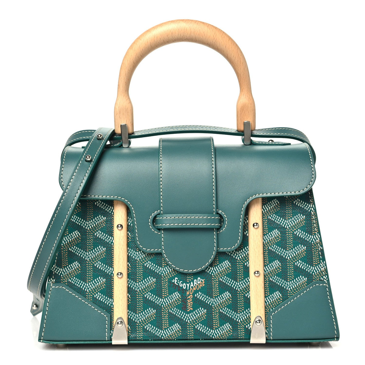 GOYARD Goyardine Structure Mini Saigon Bag – Green