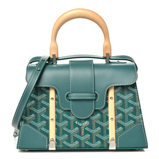 GOYARD Goyardine Structure Mini Saigon Bag – Green