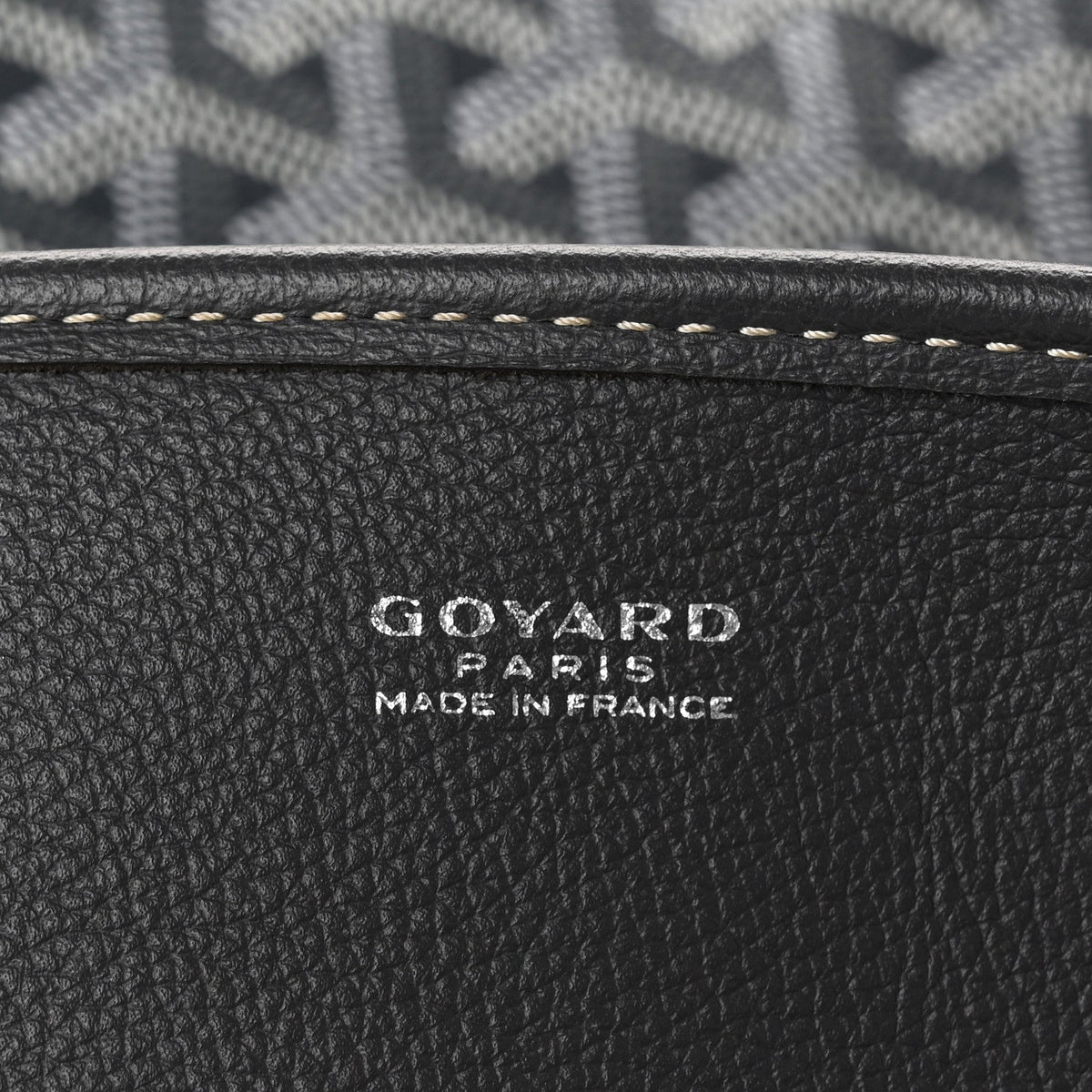 GOYARD Goyardine Bourgogne Tote Bag – Grey