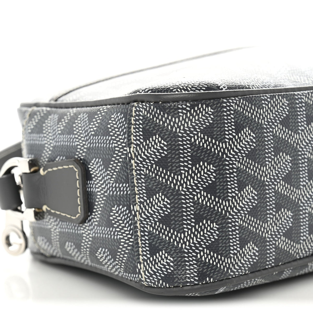 GOYARD Goyardine Sac Cap Vert Crossbody Bag – Grey