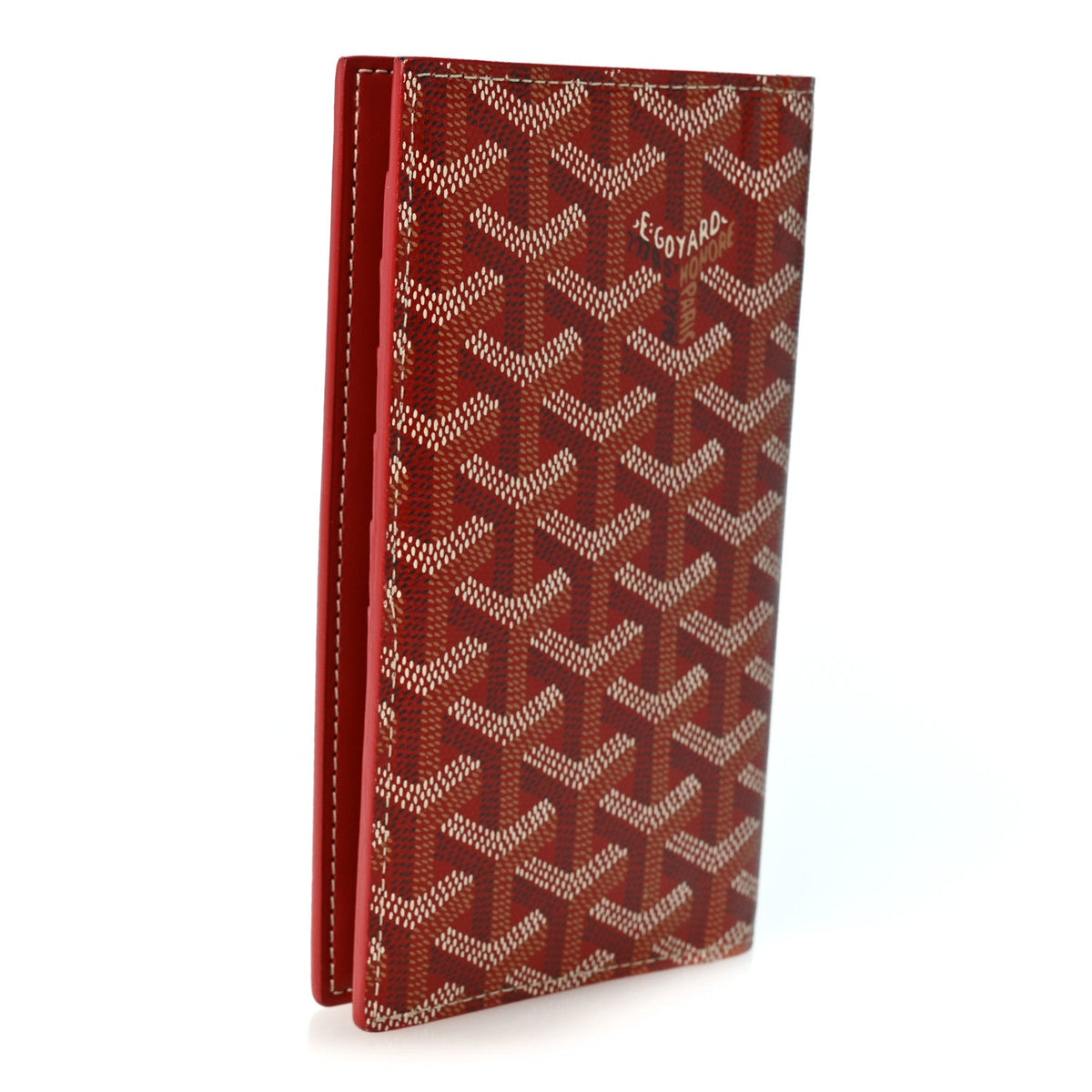 GOYARD Goyardine Saint Roch Wallet – Red
