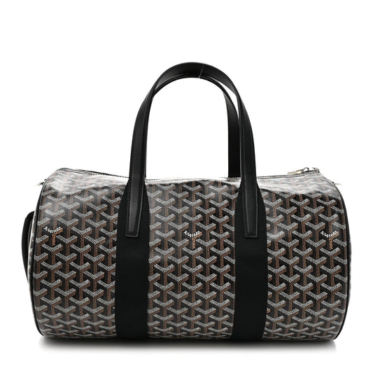 Goyard Barrel 40 Sports Bag – Black Goyardine Canvas