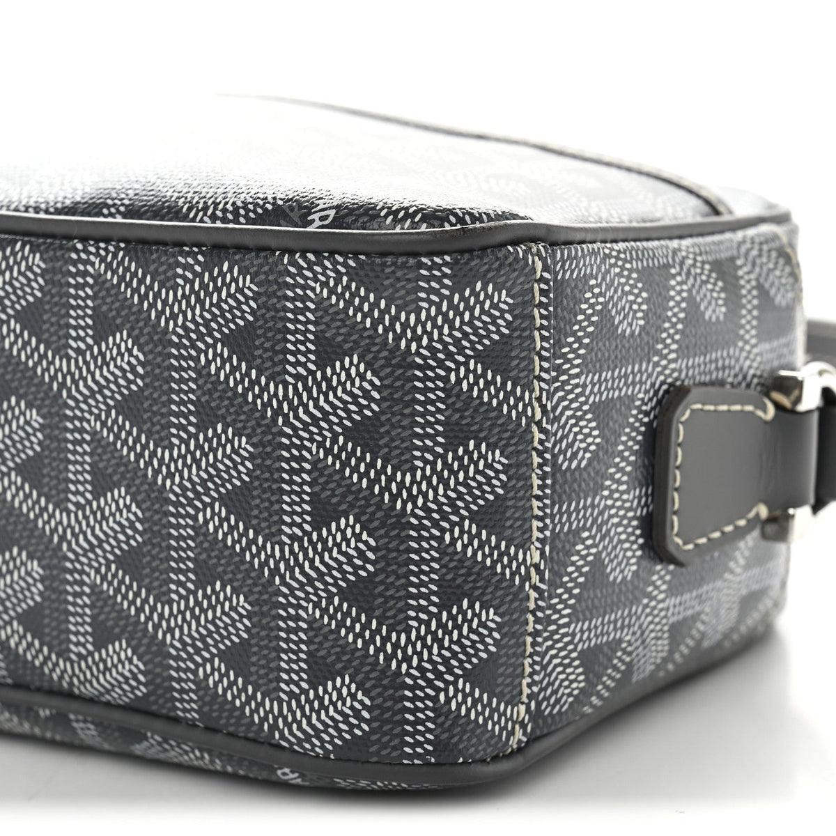 GOYARD Goyardine Sac Cap Vert Crossbody Bag – Grey