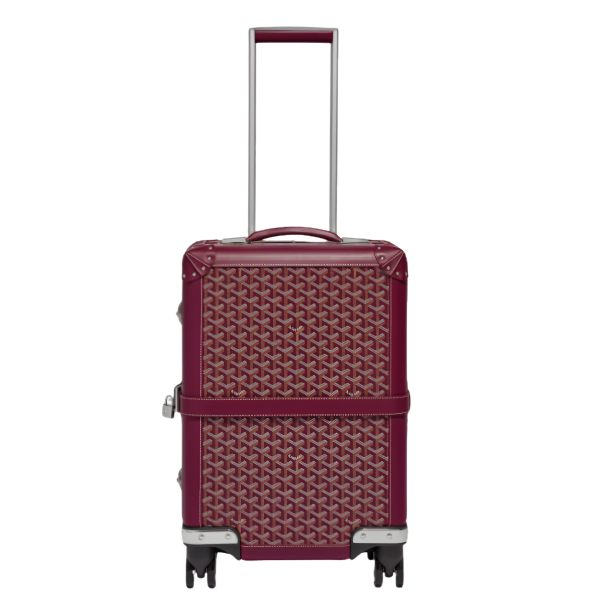 Goyard Bourget PM Bag – Burgundy Goyardine Canvas