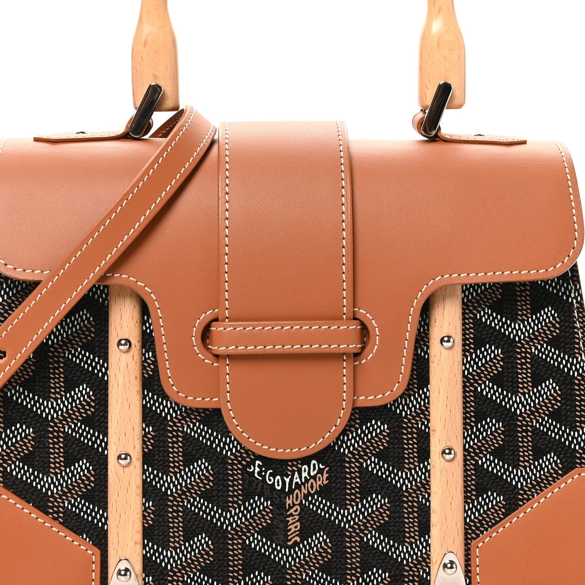 GOYARD Goyardine Structure Mini Saigon – Black / Gold