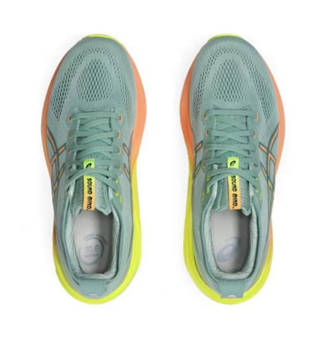 ASICS GEL-KAYANO 31 Running Shoes – Slate Grey / Safety Yellow | EU Sizing