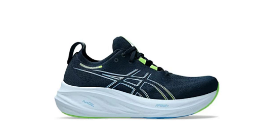 ASICS GEL-Nimbus 26 Running Shoes – French Blue / Illuminate Green | EU Sizing