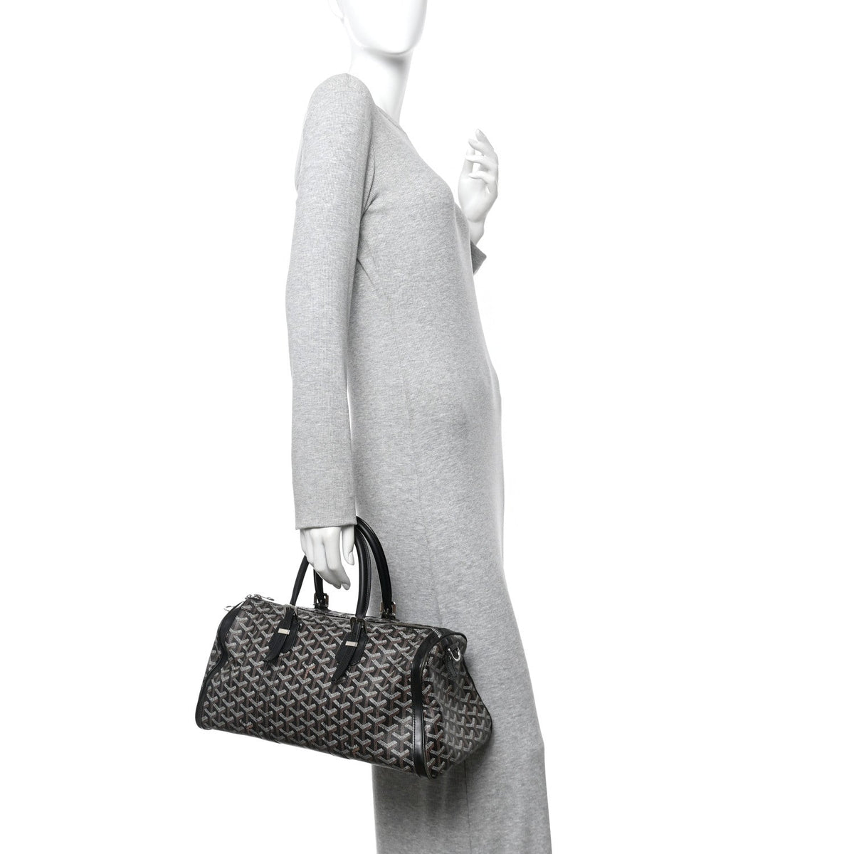 Goyard Croisière 50 Travel Bag – Black Goyardine Canvas
