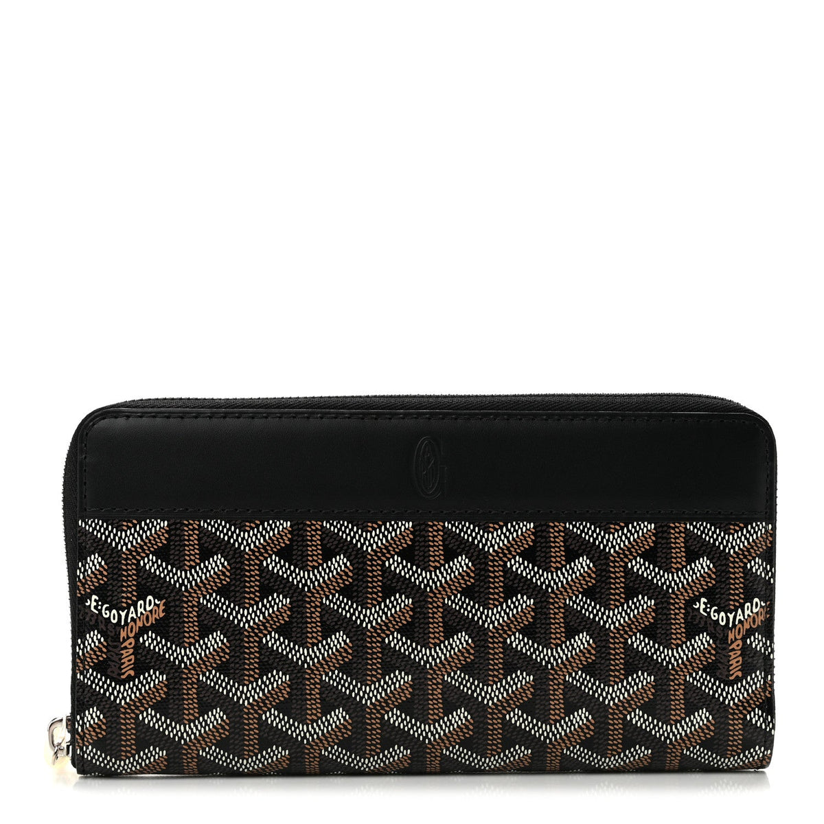 GOYARD Goyardine Matignon Zip Around GM Wallet – Black